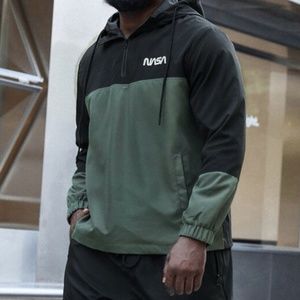 NASA Men Two Tone Hooded Jacket 5XL. Brand New!